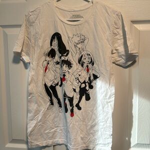 My Hero Academia FUNIMATION Sz S Manga Anime Fantasy Graphic Print Tee Preowned